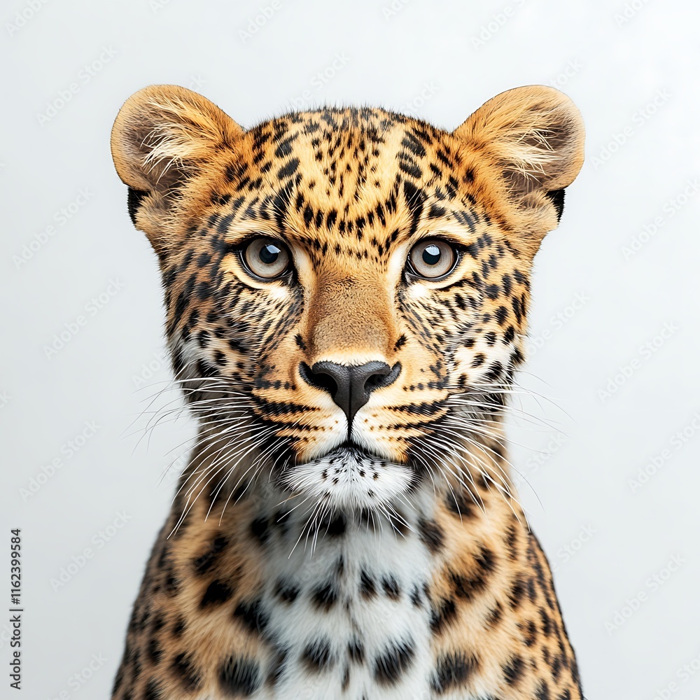 Fototapeta premium Majestic Leopard Portrait 