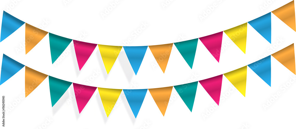 Obraz premium set of colorful ribbons