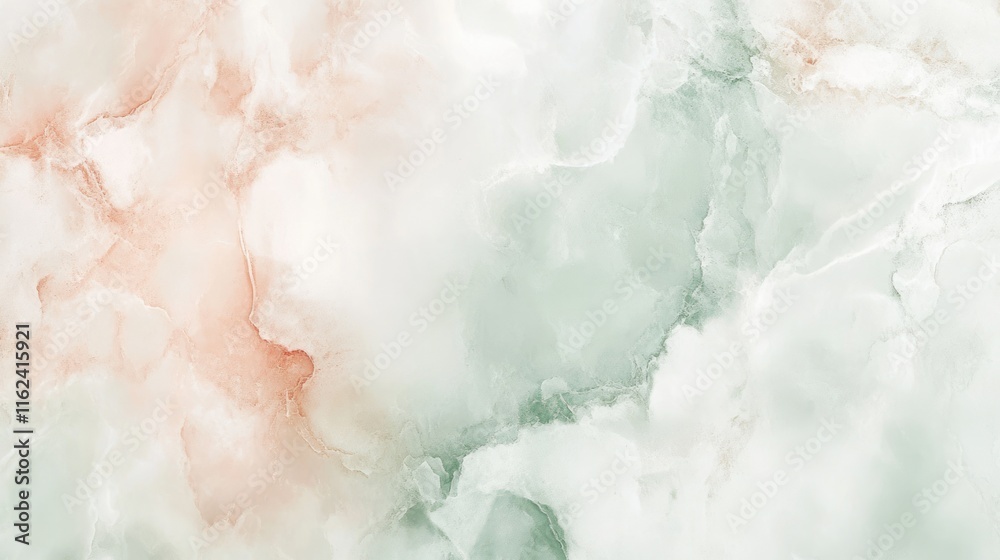 Abstract Marble Texture in Peach and Green Hues Abstract Marble Texture in Peach and Green Hues