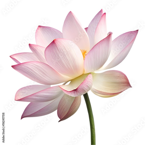 Lotus flower on transparent background