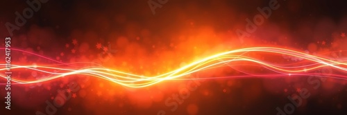 Neon Wave Effect – Glowing 4K Light Animation