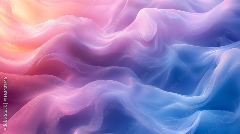 Obraz premium Abstract Mint and Lilac Background for Creative Projects and Designs