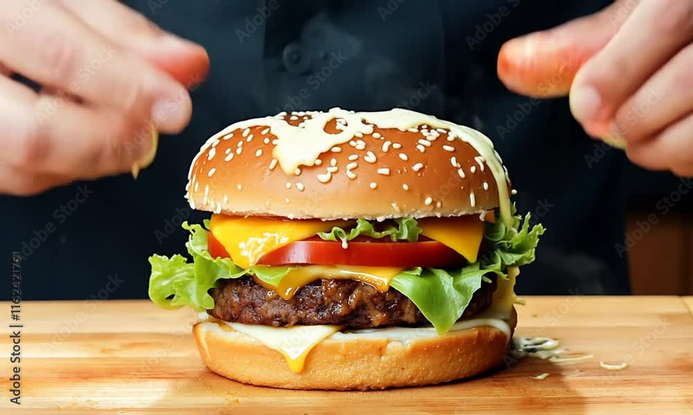Juicy Cheeseburger Assembly.mp4 Juicy Cheeseburger Assembly.mp4