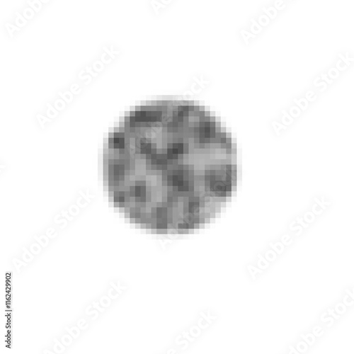 Censored pixel blur