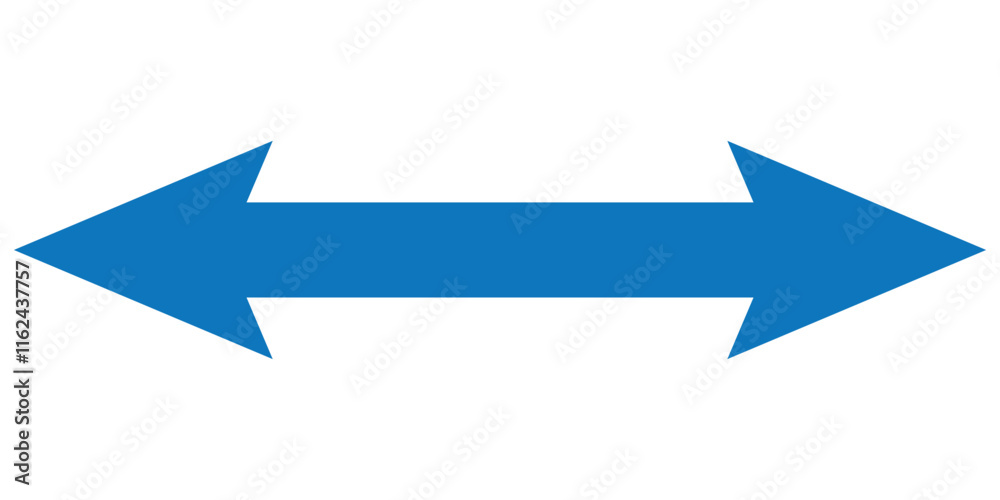 long color double faced arrow pointing right icon vector long color double faced arrow pointing right icon vector