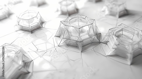 cubes on black background