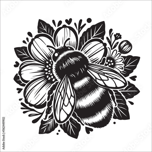 Bee Silhouette Vector Designs, bumble bee, bombus lapidaries, bombus lucorum, bumblebees, butterfly meadow, conservation, species, field, area, nature, bumblebee, summer, spring, background, bee