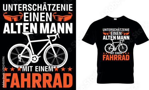 Bicycle T-Shirt (E-Bike ) Deign template.