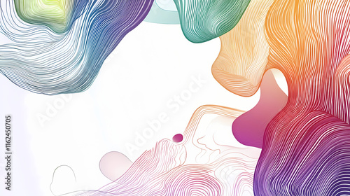 abstract background with waves