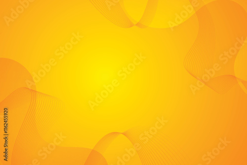 Warm hot soft background backdrop with curved lines stripes gradient vector image or wavy wiggle heat flow grid strokes red yellow pink wiggle energy graphic pattern, tech technology dynamic sun frame