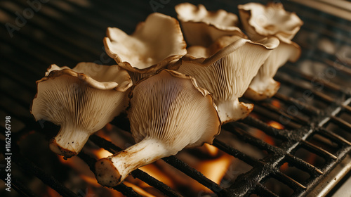 Charred King Oyster Mushrooms on the Grill in Deb Lindsey Style