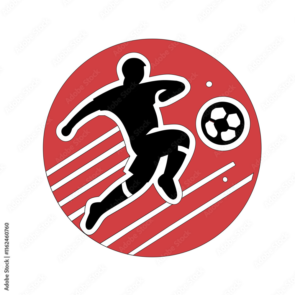 Illustration of football sport Illustration of football sport