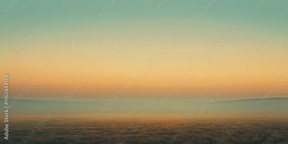 Naklejka premium sunrise in the mountains