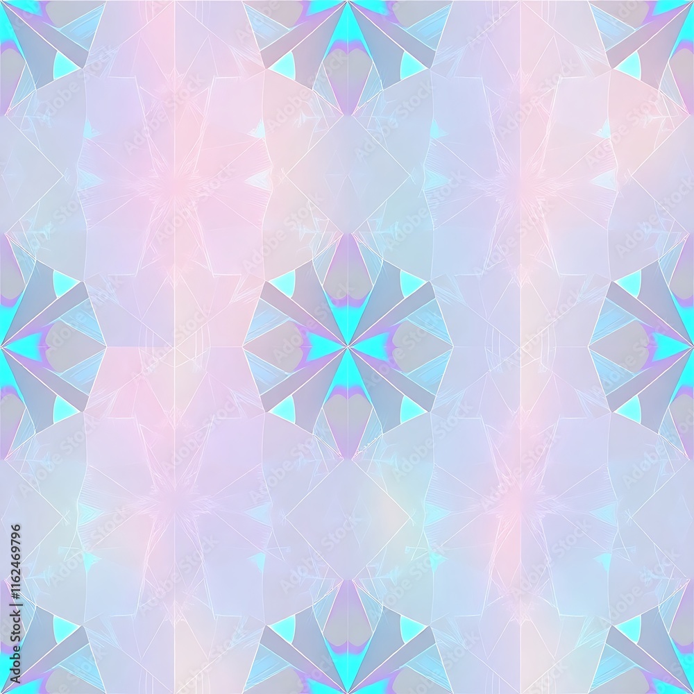 Pastel Dreamscape: Abstract Geometric Pattern in Soft Hues Pastel Dreamscape: Abstract Geometric Pattern in Soft Hues