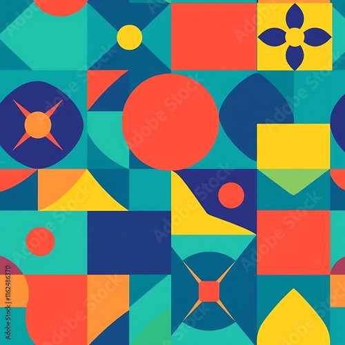 Vibrant Geometric Textile Design Free Download Vibrant Geometric Textile Design - GFXLoad