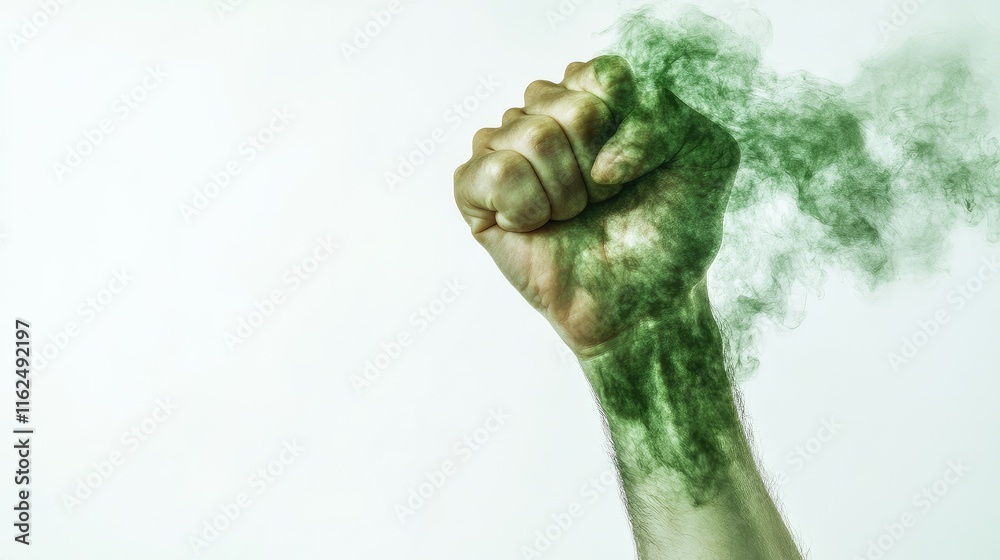 Naklejka premium close up of fern