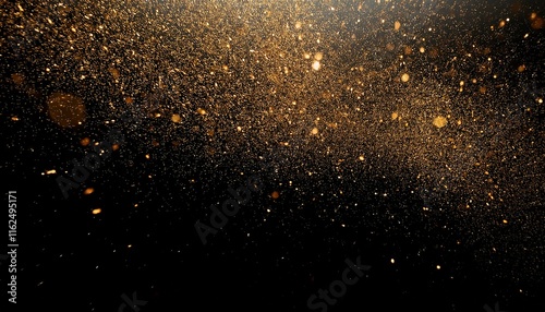 Wallpaper Mural キラキラ（金、黒） Torontodigital.ca