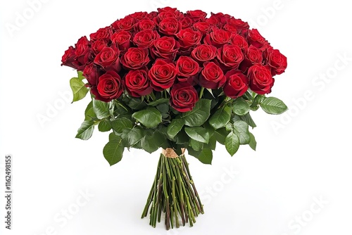 big bunch of red roses