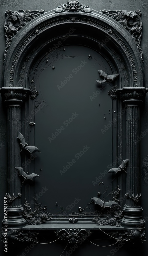 Naklejka premium gothic certificate template with artistic calligraphy