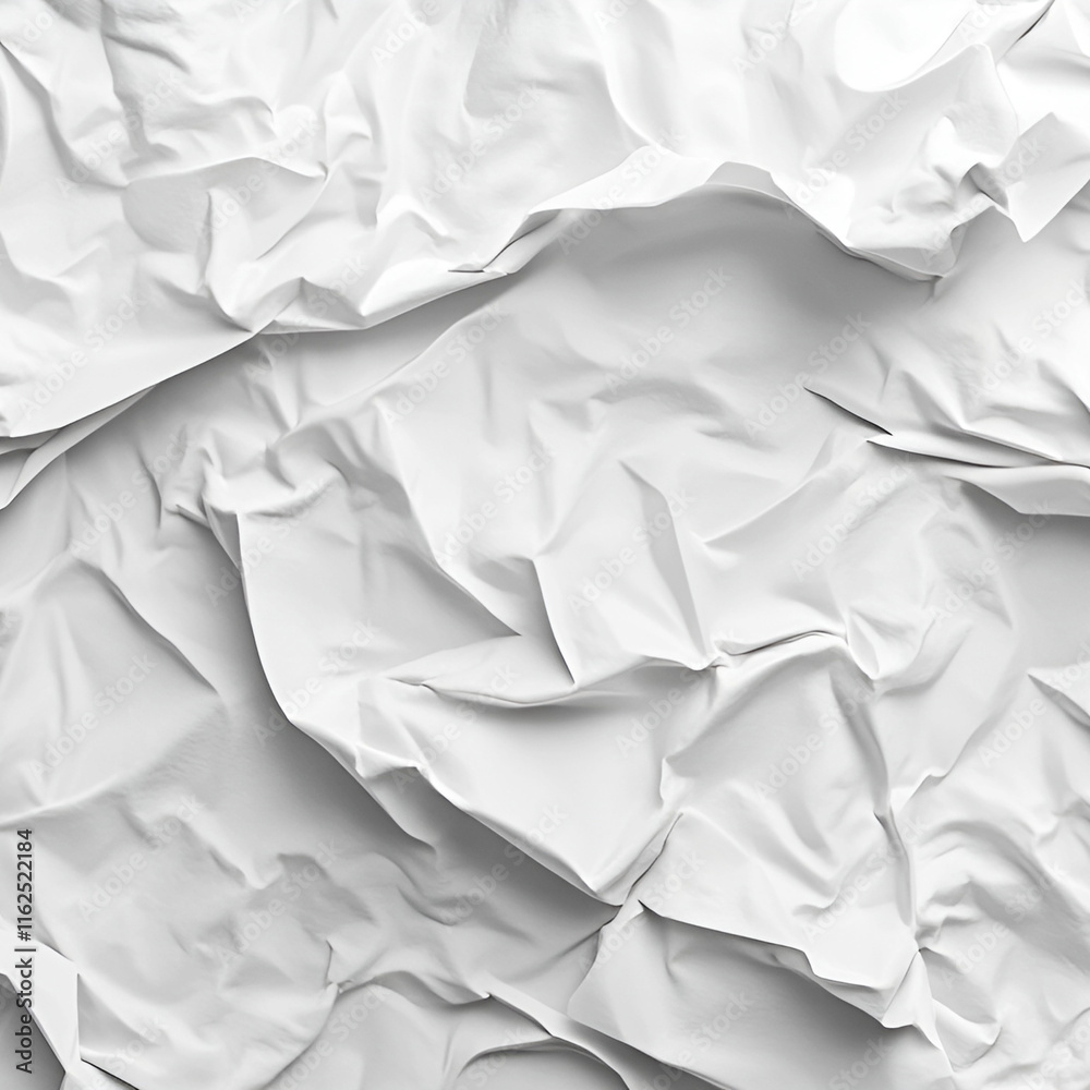 Fototapeta premium Square White Paper Texture for Digital Use (1:1) A clean white paper texture in square format, perfect for digital projects, social media posts, and stationery designs