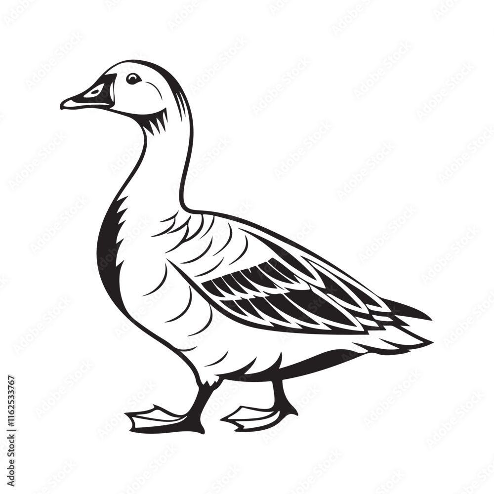 Duck Vector Icon Simple Duck Vector Icon Simple