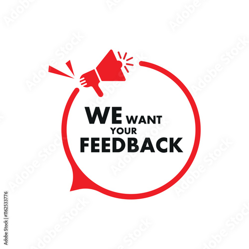 We want your feedback	