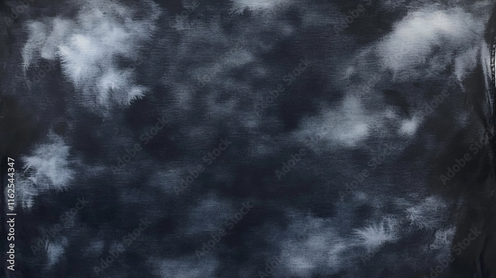 Obraz premium Abstract Dark Watercolor Background Grey Clouds Texture