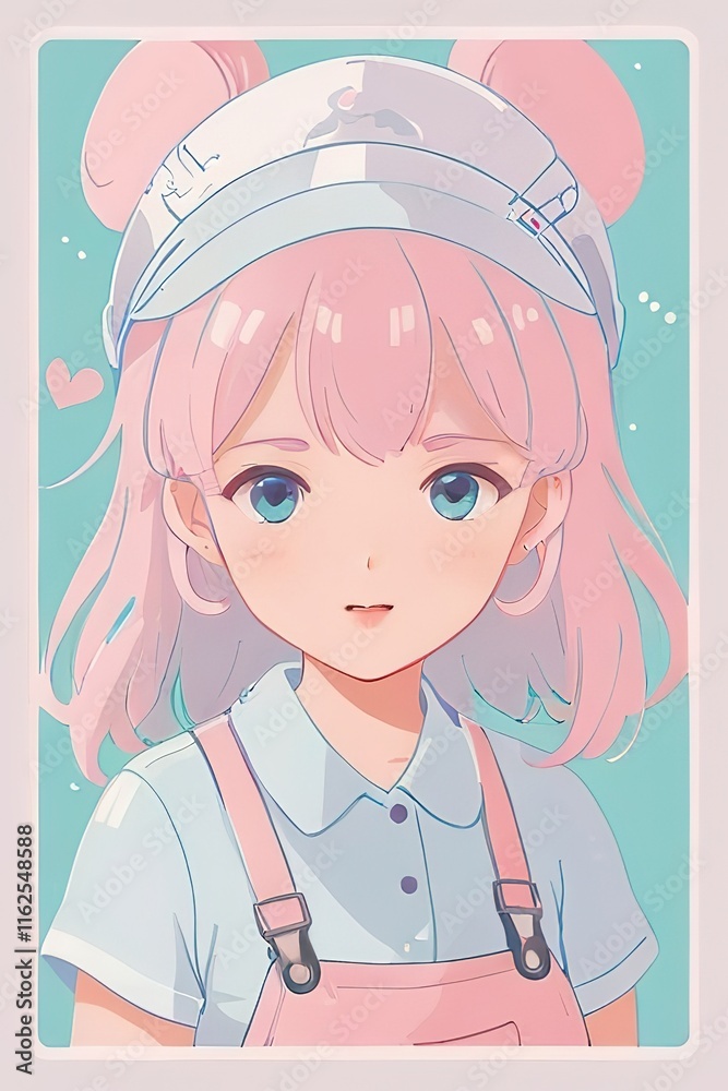 girl in clothes with snowflake girl in clothes with snowflake