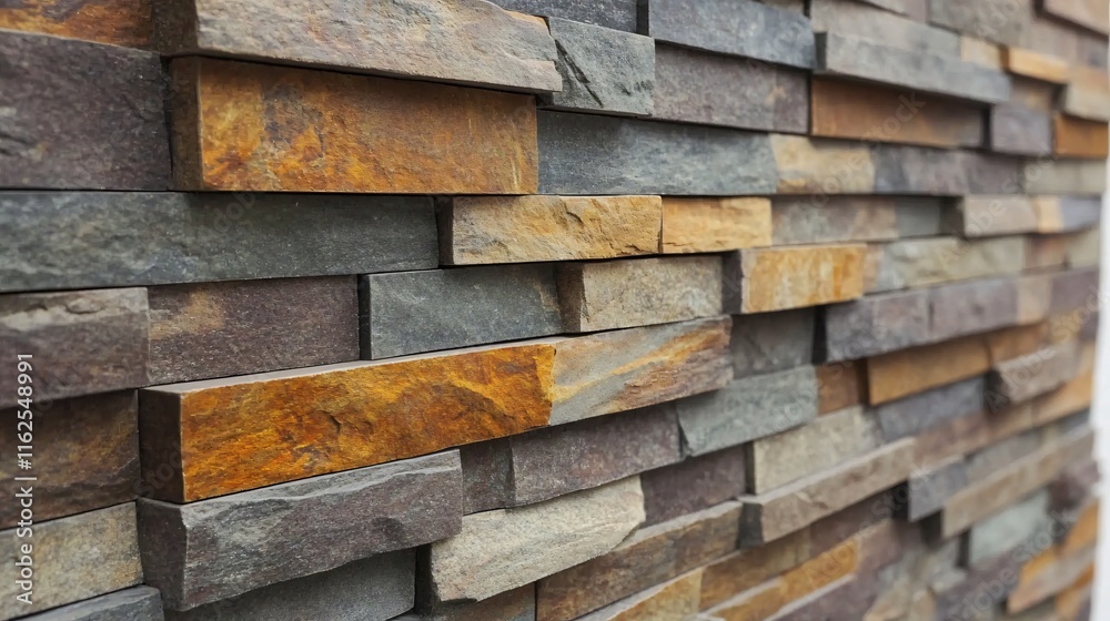 Rustic Stacked Stone Wall Texture Background Image