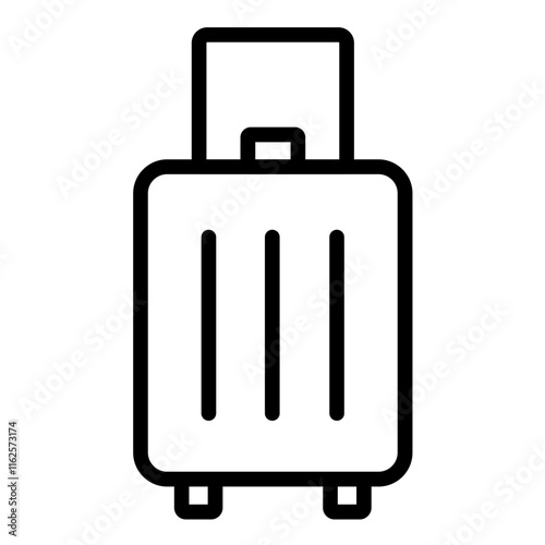 Vector Design Luggage Icon Style