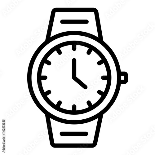 Vector Design Wristwatch Icon Style