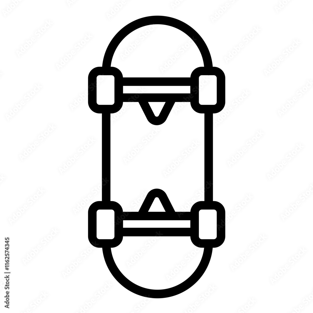 Vector Design Skateboard Icon Style Vector Design Skateboard Icon Style