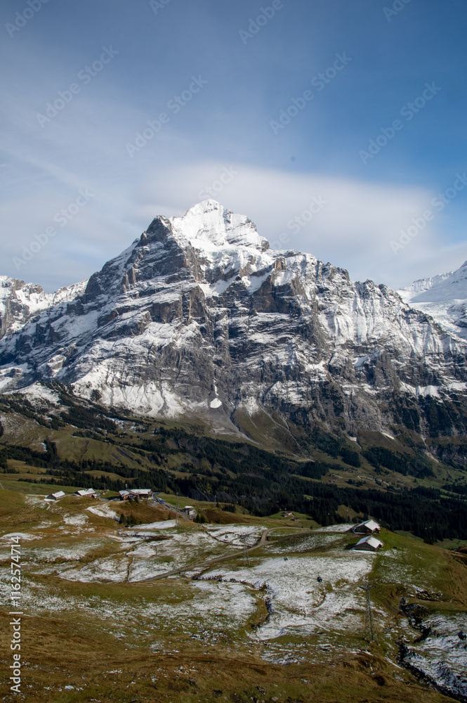 Obraz premium Alpine landscape in Switzerland.