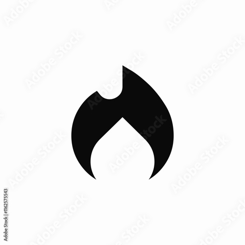 fire flame icon sign vector