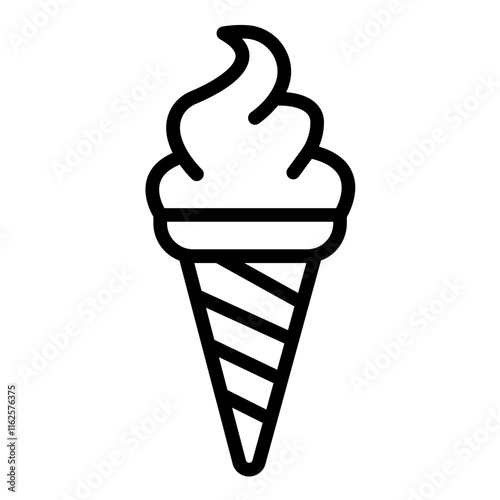 Vector Design Ice Cream Icon Style