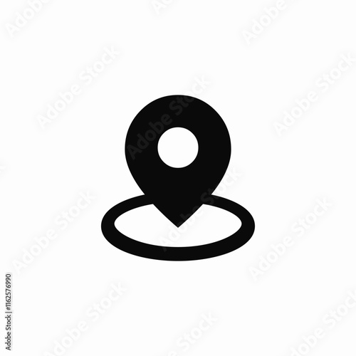 location place icon sign vector