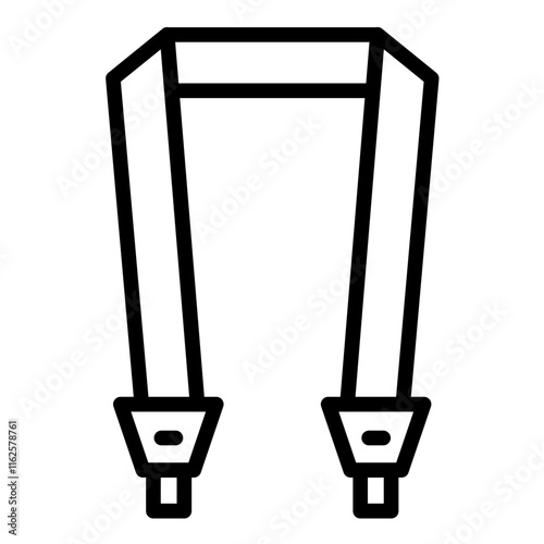 Vector Design Camera Strap Icon Style