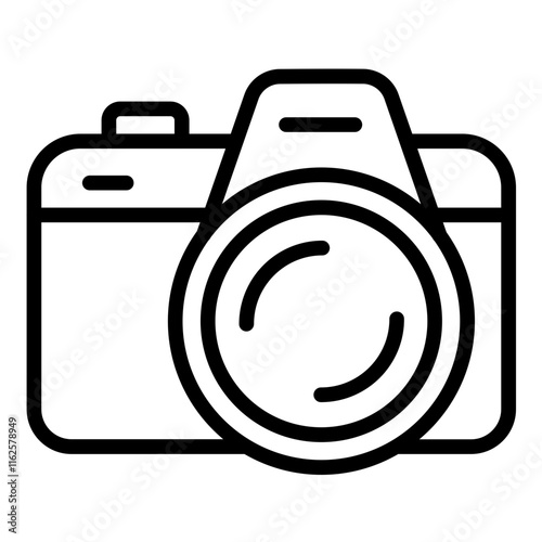 Vector Design Dslr Camera Icon Style