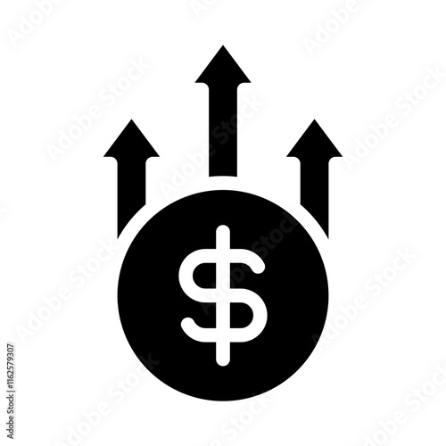 Growth Glyph Icon