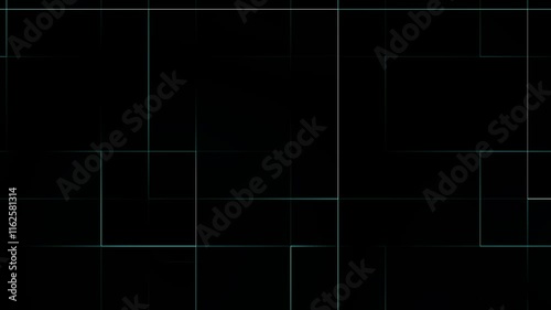 Wallpaper Mural Abstract geometric background with grid lines on a black backdrop
 Torontodigital.ca