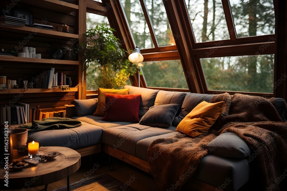 Interior photography of warm little warm moody corner Interior photography of warm little warm moody corner