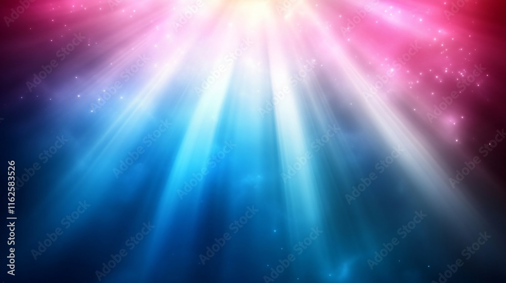 Abstract Pink Blue Light Rays Background, Glowing Celestial Design Abstract Pink Blue Light Rays Background, Glowing Celestial Design