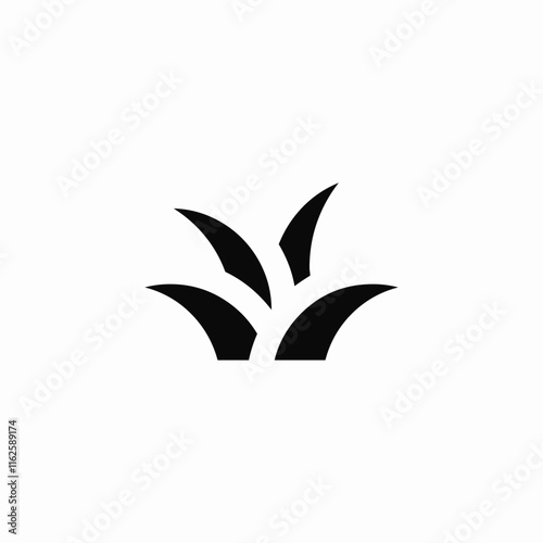 grass nature icon sign vector