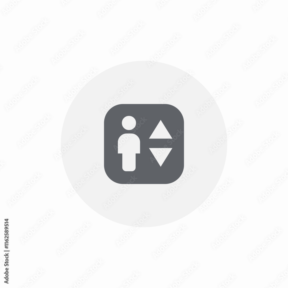 lift elevator icon sign vector lift elevator icon sign vector