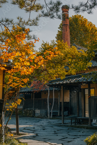 Autumn in Obuse - Nagano, Japan photo