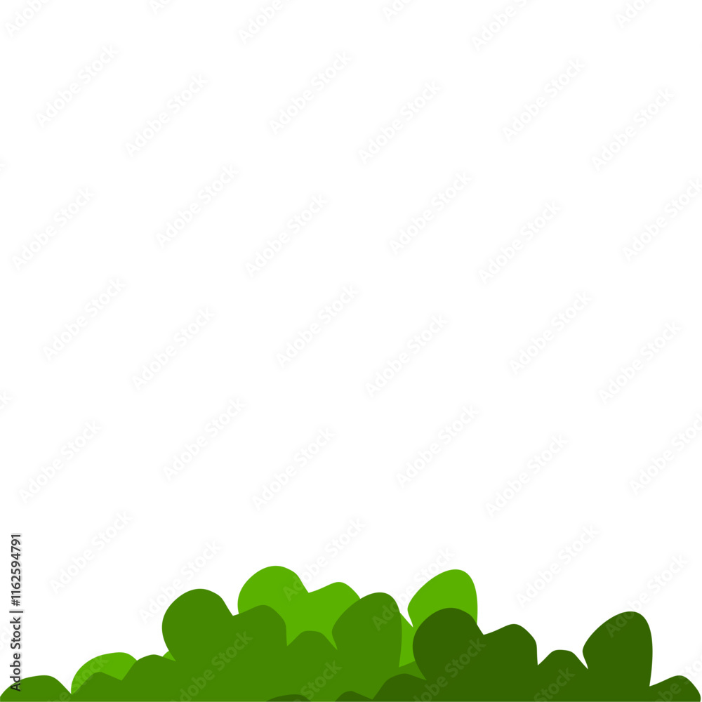 Fototapeta premium Bush Vector Illustration