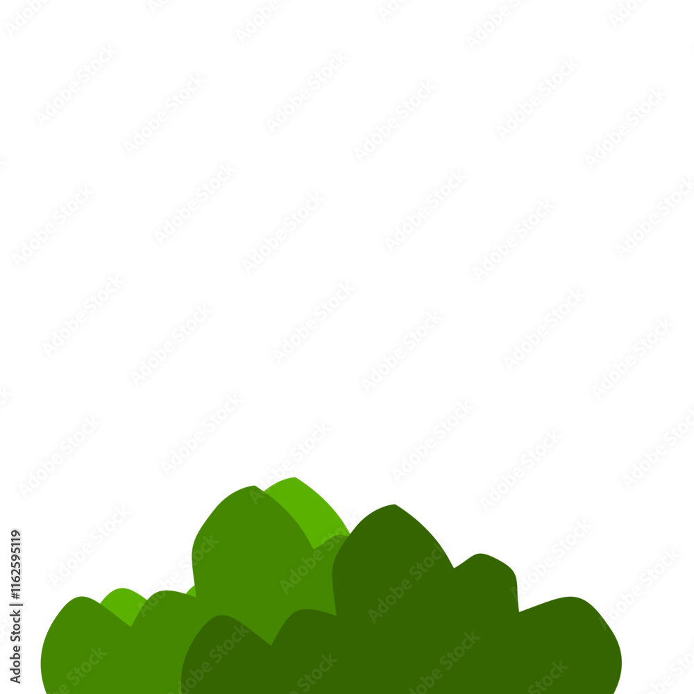 Obraz premium Bush Vector Illustration