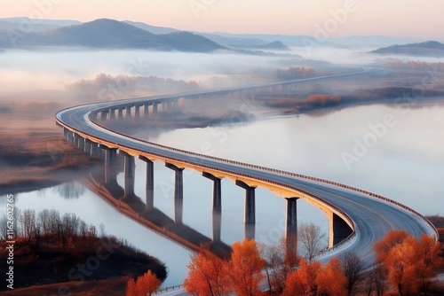 Wallpaper Mural An aerial view of the bridges spanning the Mississippi River along Iowa border, connecting to neighboring states Torontodigital.ca