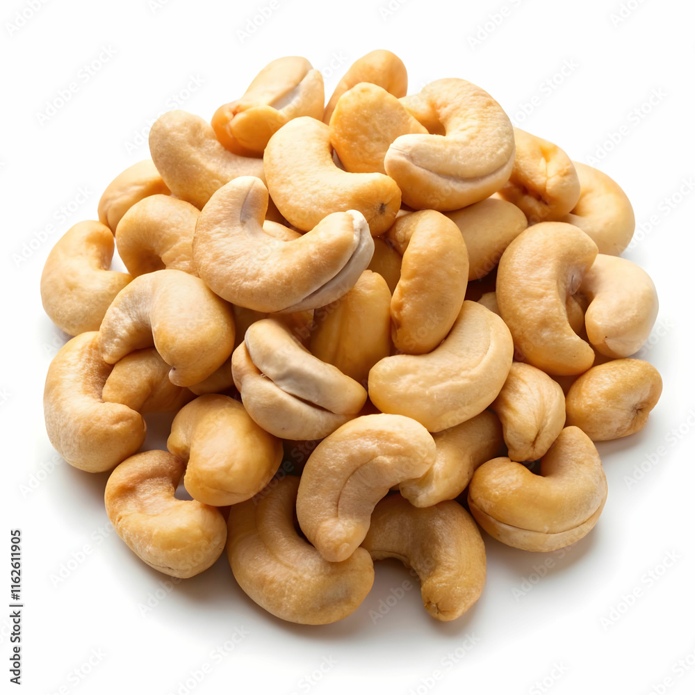 stock of cashew nut with white back ground stock of cashew nut with white back ground