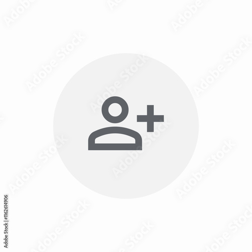 add user icon sign vector